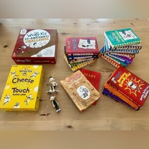 Diary of a Wimpy Kid Book & Game Lot